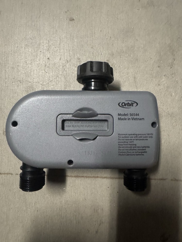 Orbit 2 Outlet Hose Timer Automatic Sprinkler Controller Model 56544