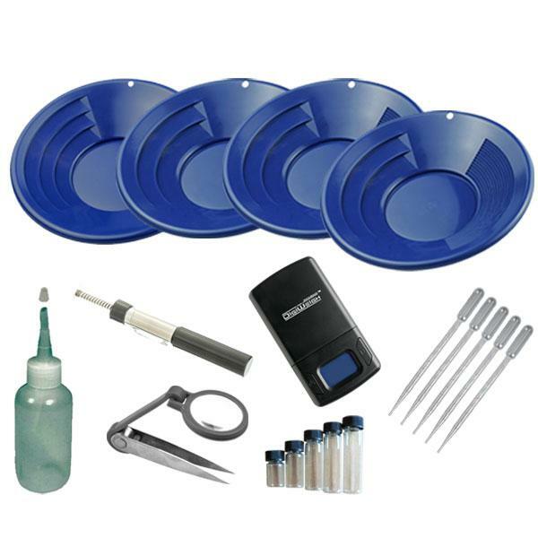 PJ9B1  Blue Gold Pan Panning Kit