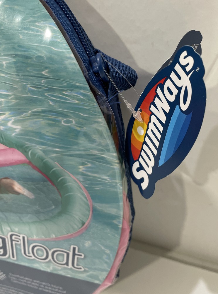 SwimWays Spring Float, Inflatable Floaty-Step 2 Toddler Ages 2-4 Years Pink