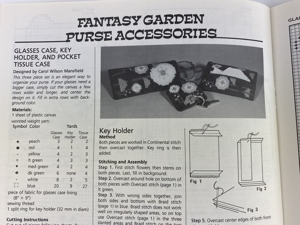 Easy To Make Plastic Canvas Projects Needlepoint Coasters Frames Volume 3 1983