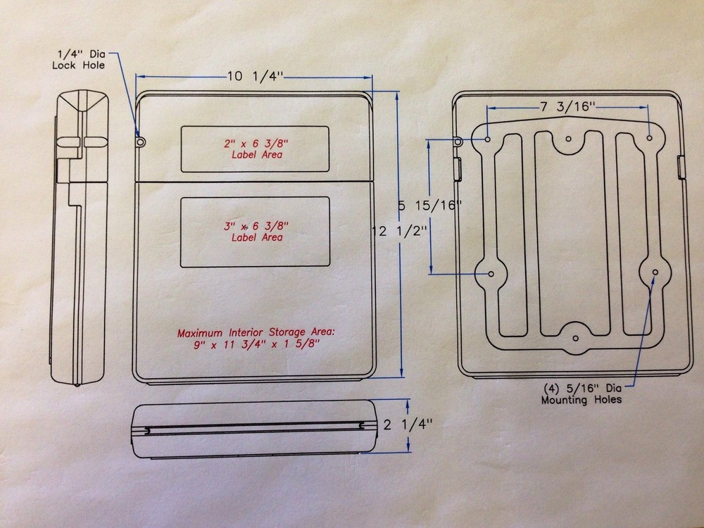 Manual Pak Weatherproof Document Holder