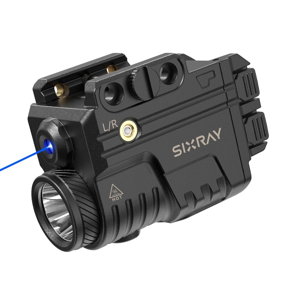 SIXRAY Blue Beam Laser and Flashlight Combo for Light