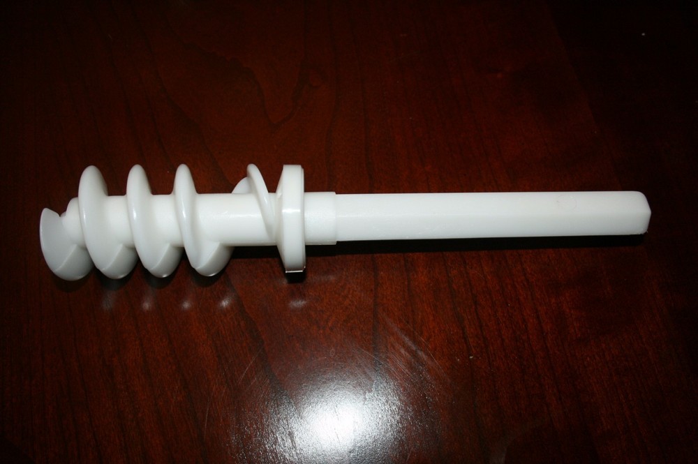 Popeil P400 Automatic Pasta Maker Replacement Kneading Mixing Arm Screw White