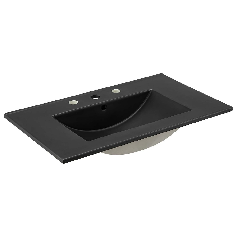 Modway Alchemist 30" Bathroom Vanity in Black Black
