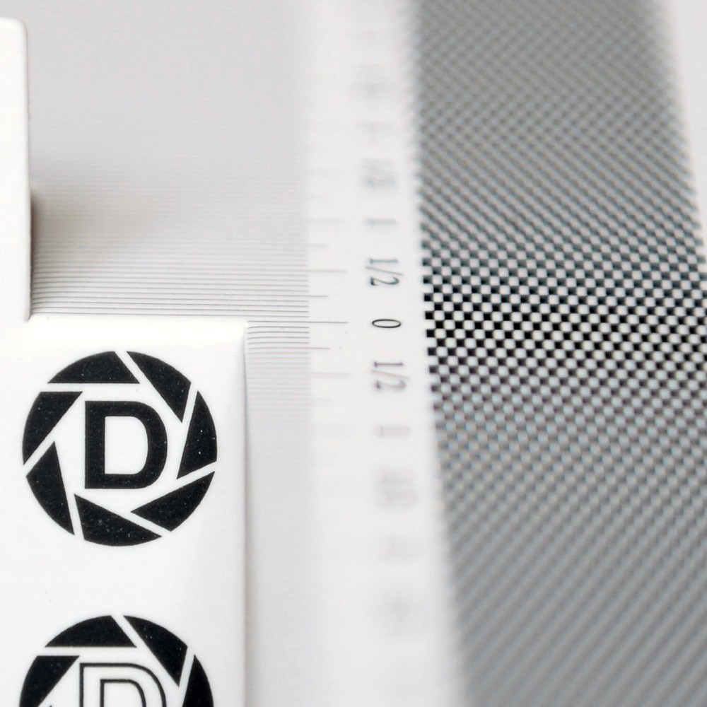 Lens Focus Calibration Tool Alignment Ruler Folding CardPack of 2