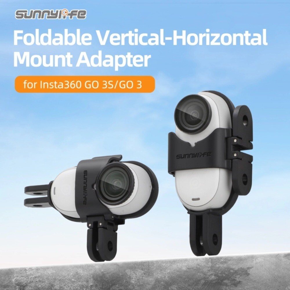 Foldable Vertical-Horizontal Mount Adapter Parts for Insta360 GO 3S/GO 3