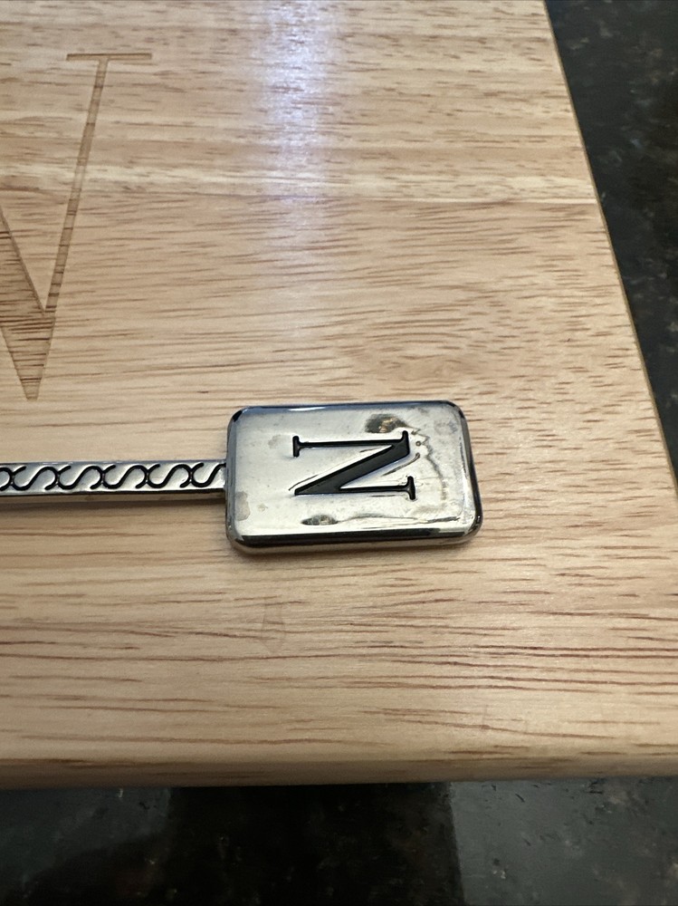 Cheese Board With Knife, “N” Monogram