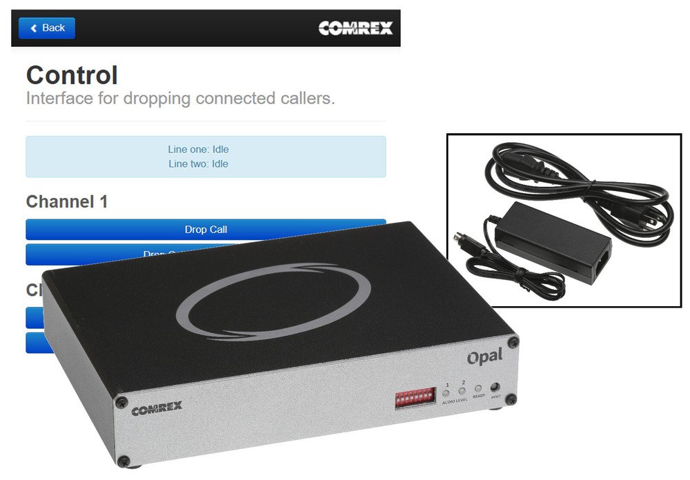 Comrex Opal Broadcast Digital Wideband Codec 2-Line Opus Audio Over IP Endpoint