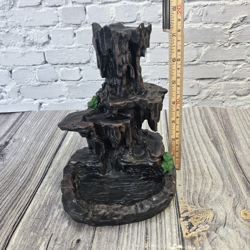 Vintage Resin Backflow Incense Burner Holder Waterfall