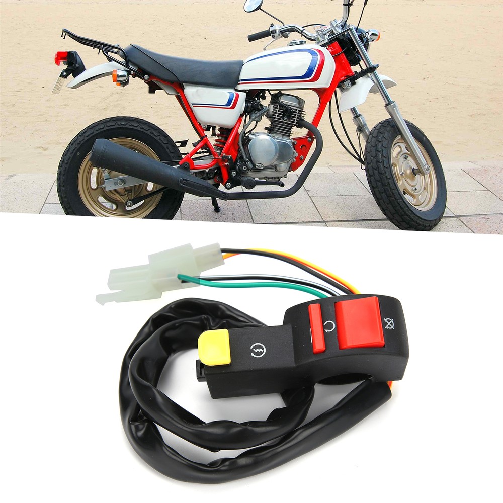 ✈Motorcycle Kill Stop Button Switch Handlebar Ignition On Off Starter Fit For