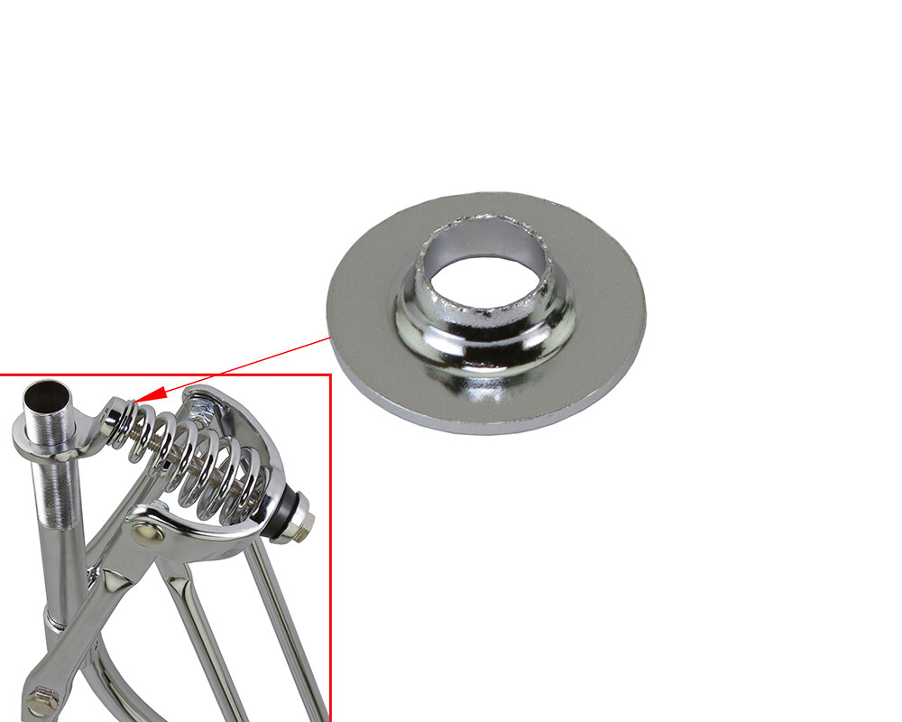 Bike Spring Fork Spring Holder Washer OD26/ID10 Chrome.
