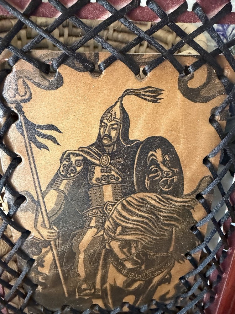 Ba’atar Mongol Empire Khan Warrior Leather Hanging Decoration