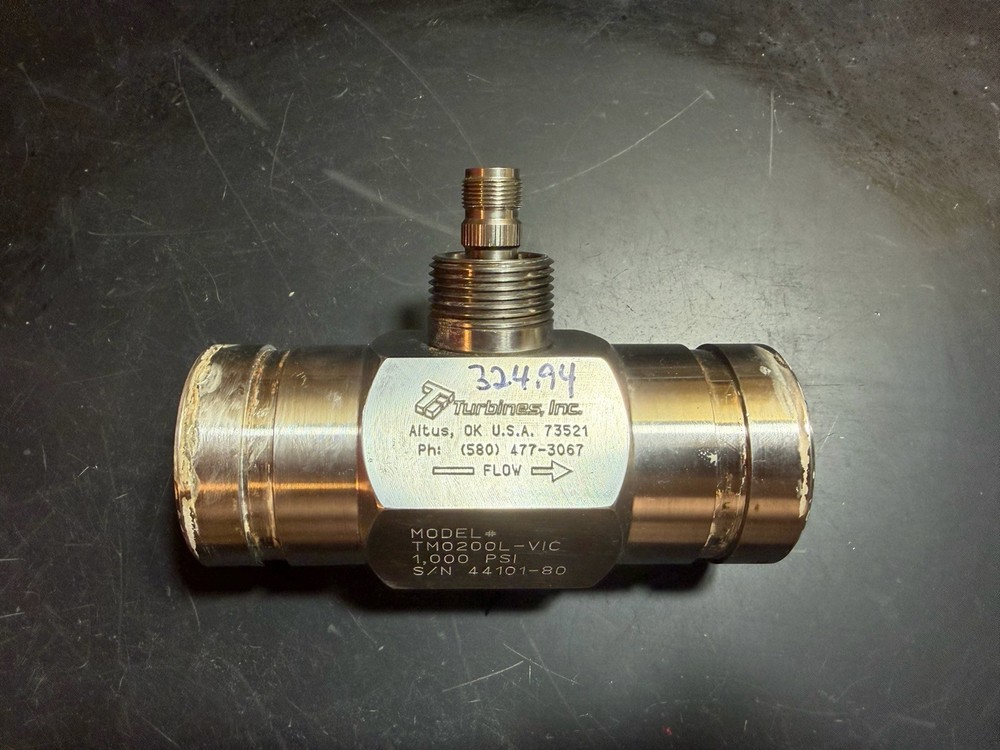 Turbines Inc TM0200L-VIC Flow Meter 2” (Used Working Condition)