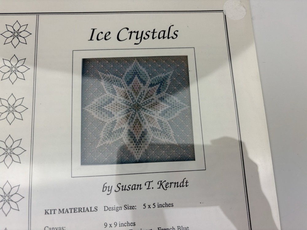 Stitching Kreations Ice Crystals Needlepoint Pattern 6R