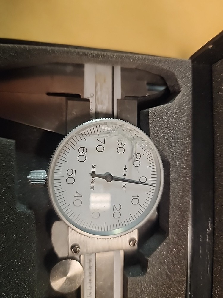 Westward Dial Caliper 0-6" 4KU74 Vernier