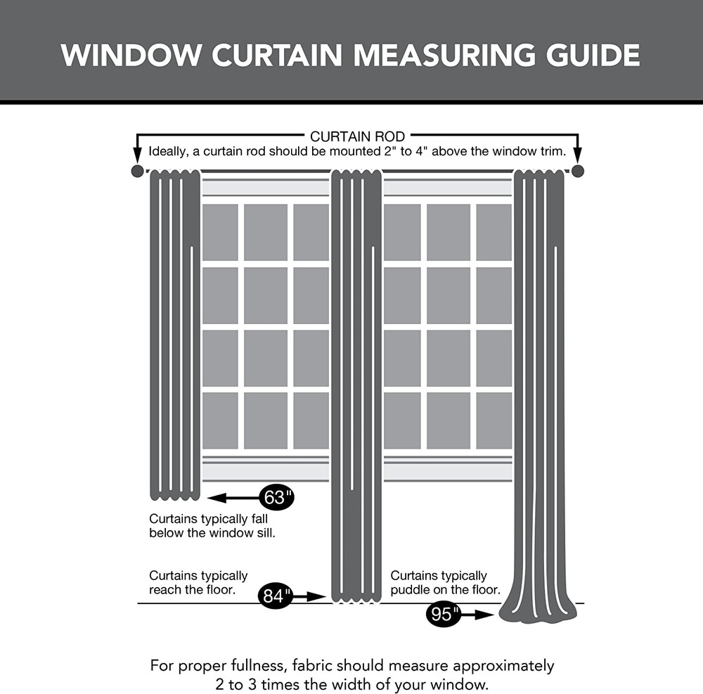Emily Sheer Voile Tab Top Curtain Panel, 59" X 84", White