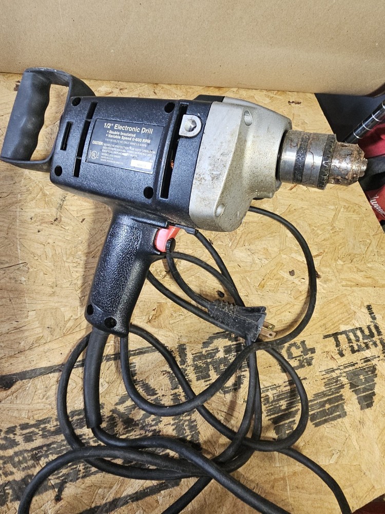 Sears Craftsman 1/2 Inch Reversible Variable Speed Drill 315.105050