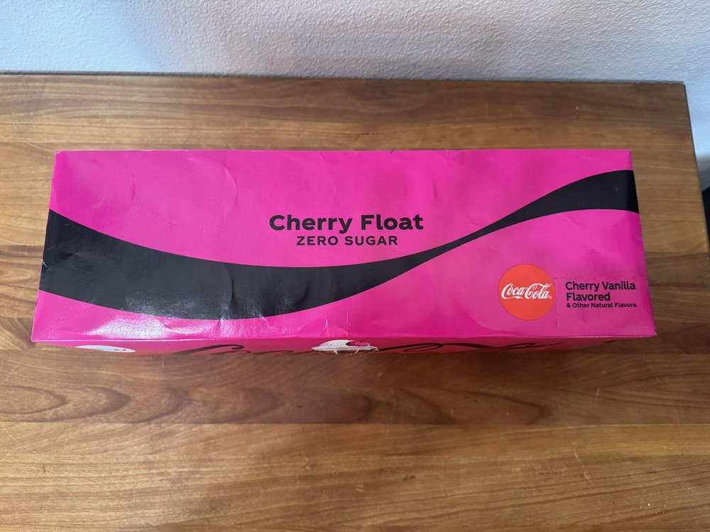 Coca-Cola ZERO CHERRY FLOAT 12 Pack 12oz Cans USA 10/2026 fridge pack NEW