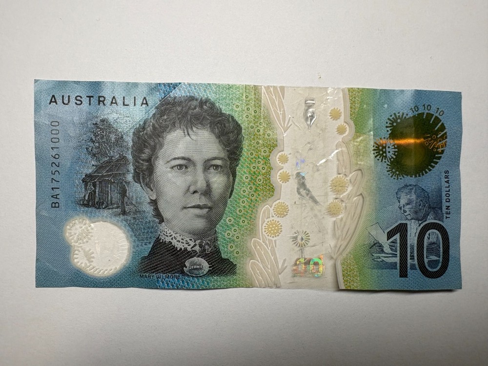 Australia $10 Dollars 2017 Good Condition Polymer Banknote World Currency