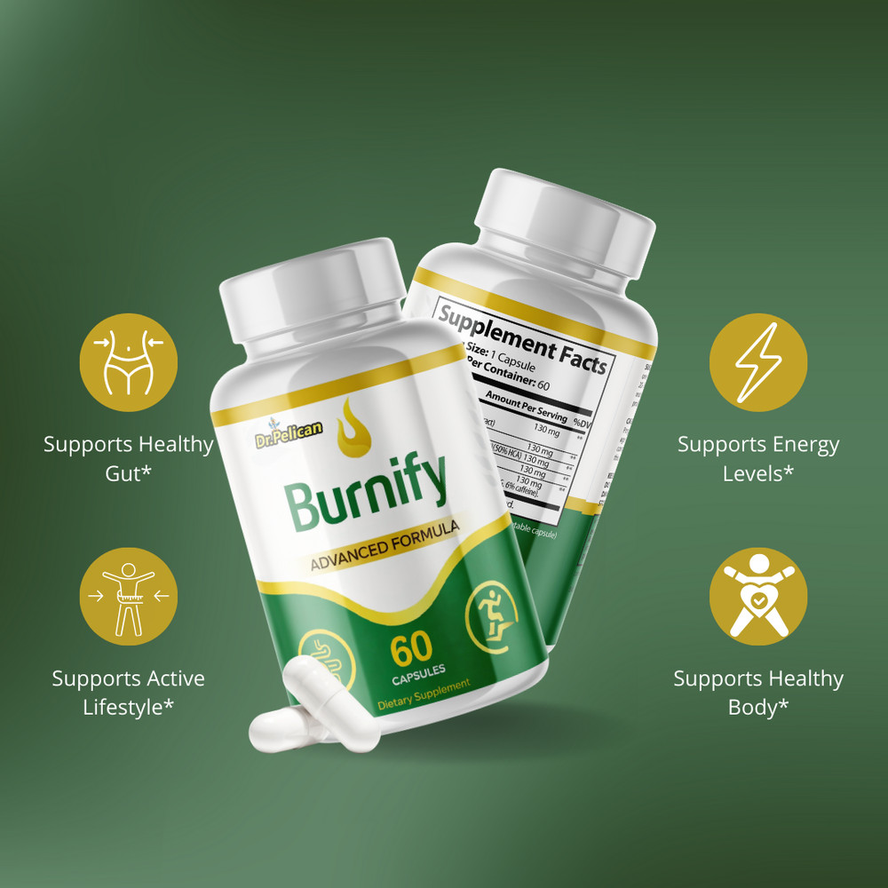 Burnify- Keto & Weight Support- 2 Bottles- 120 Capsules