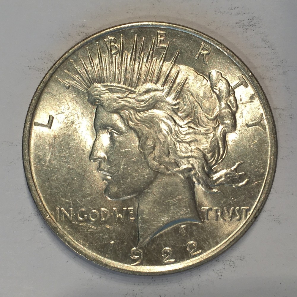 1922 Peace Silver Dollar - Check the  High Quality Scans #D351