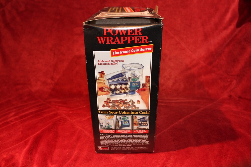 Vintage Power Wrapper Electronic Coin Counter Sorter