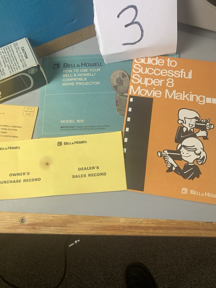 Untested Bell & Howell Model 1617 in Box with Bulb SH13