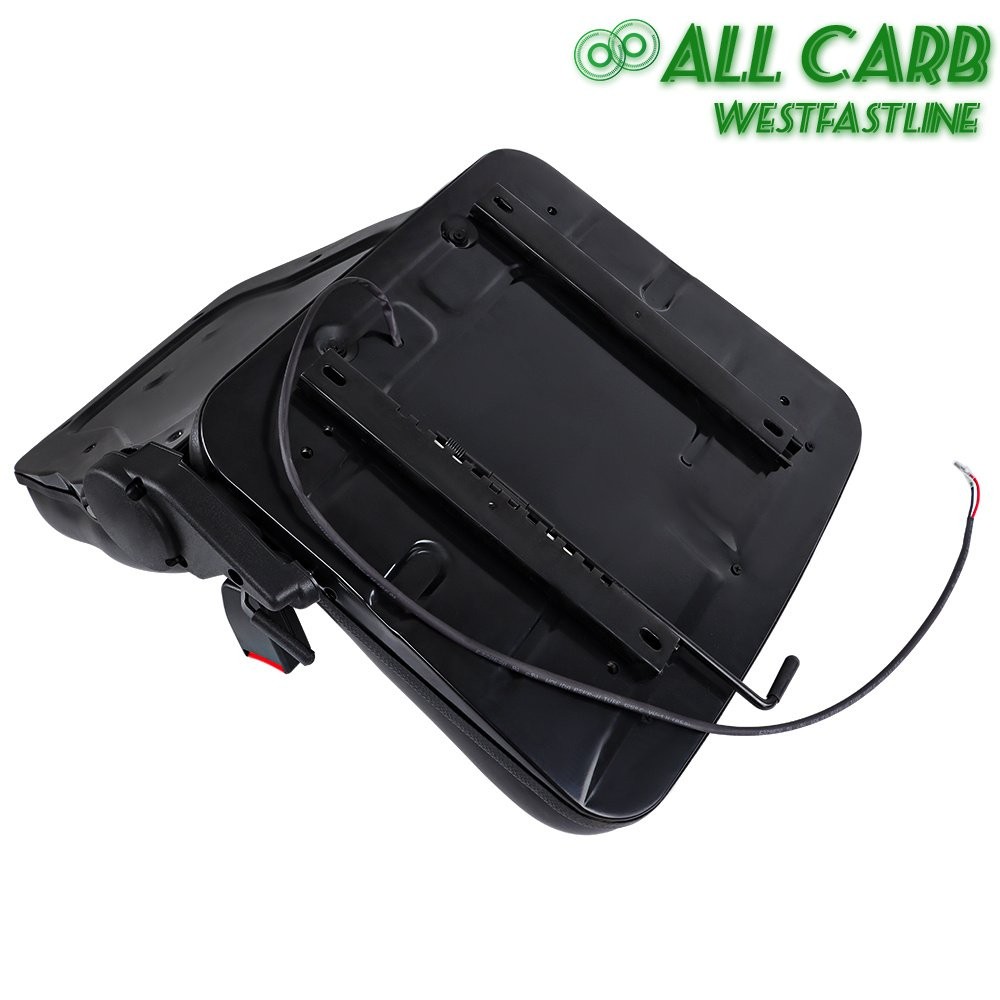 Black Universal Forklift Seat Fold Down Tractor Seat Micro Switch and Slide