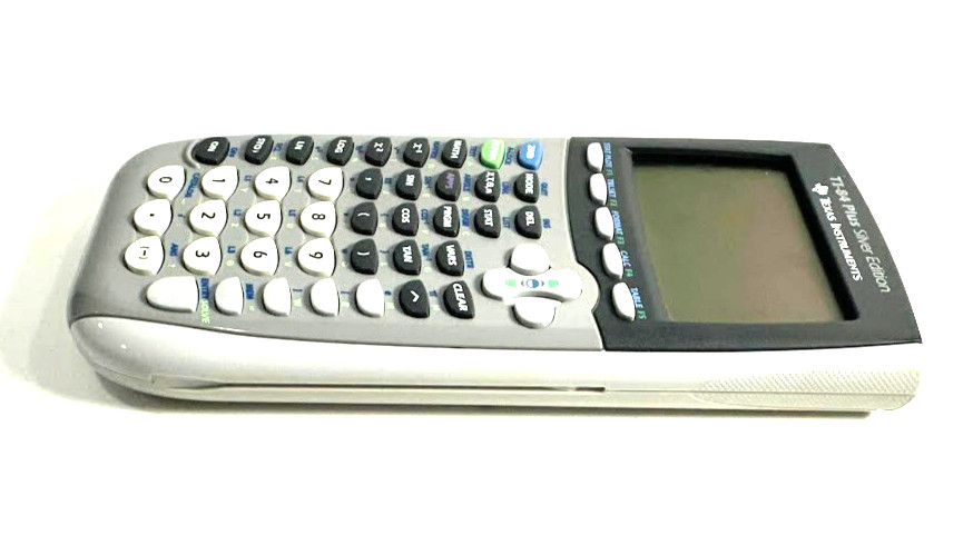 Texas Instruments TI-84 Plus Silver Edition Grey Graphing Calculator Tested