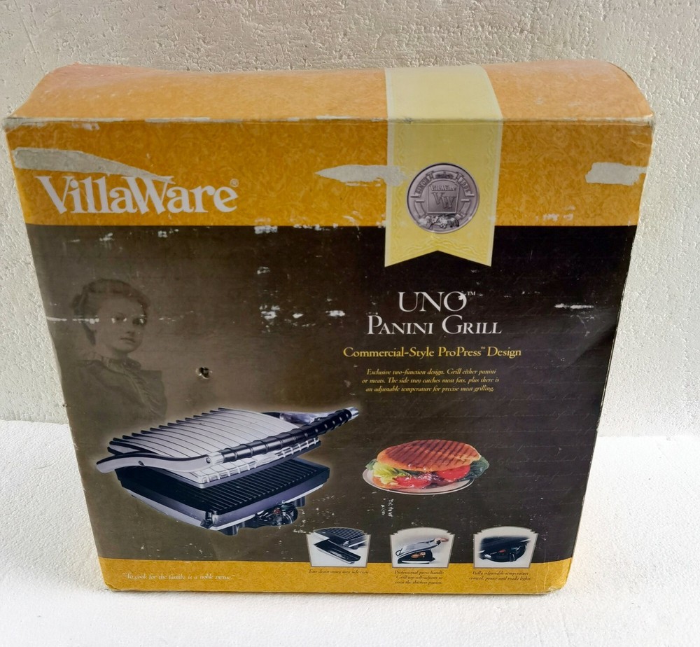 Villaware Model 2160 Uno Panini Grill Press Sandwich Maker Tested!