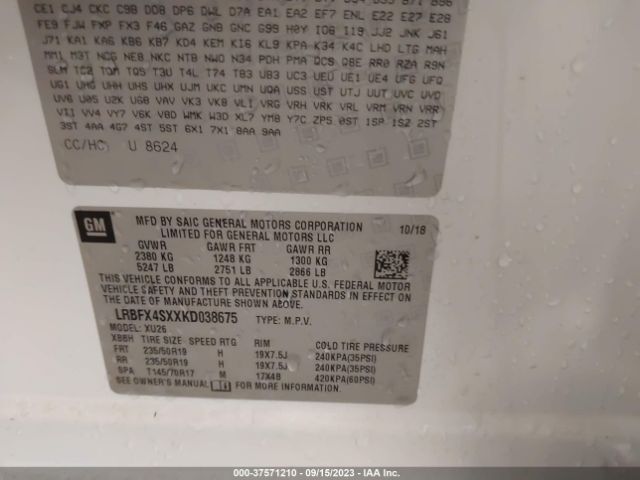 Used Transfer Case Assembly fits: 2019 Buick Envision 2.0 Grade A