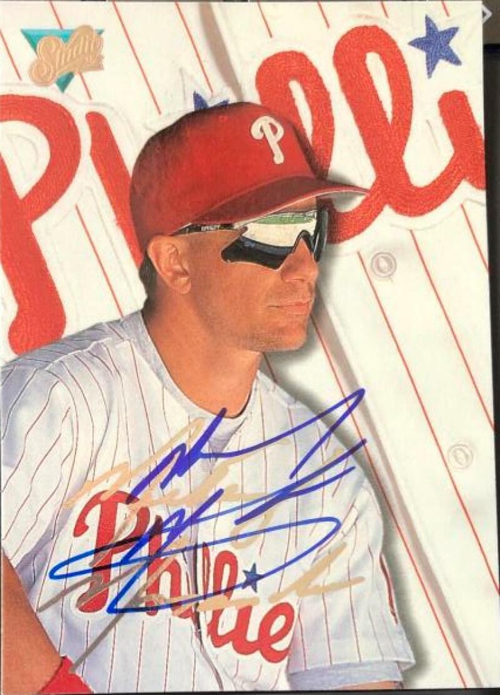 Mickey Morandini Autographed 1993 Studio #208