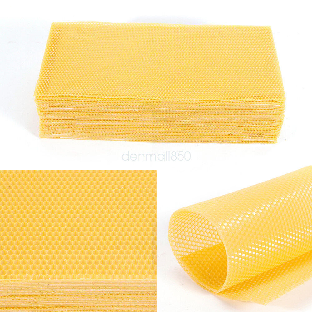 30 Pack Beeswax Sheets Beekeeping Foundation for Hive Honeycomb Building