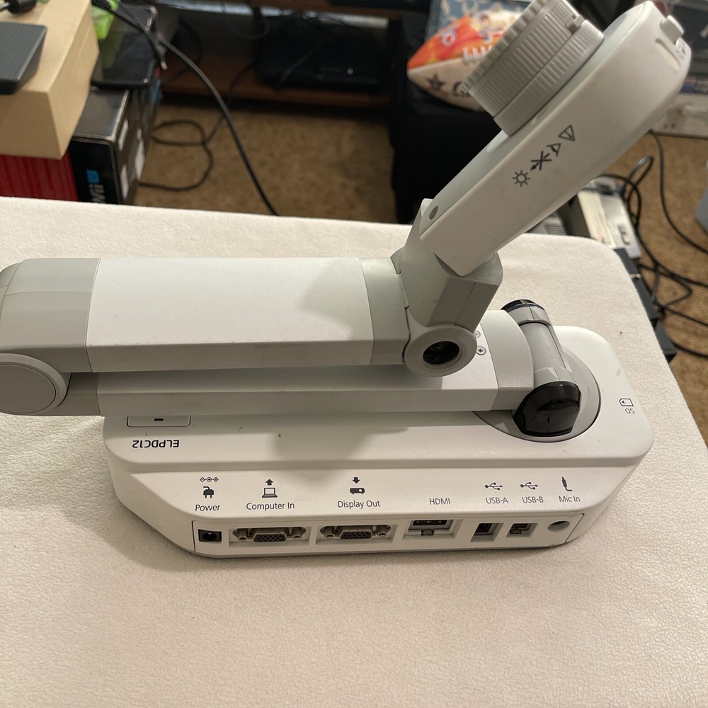 Epson ELPDC12 Document Camera - No Adapter & Remote *Read* | C1587DS
