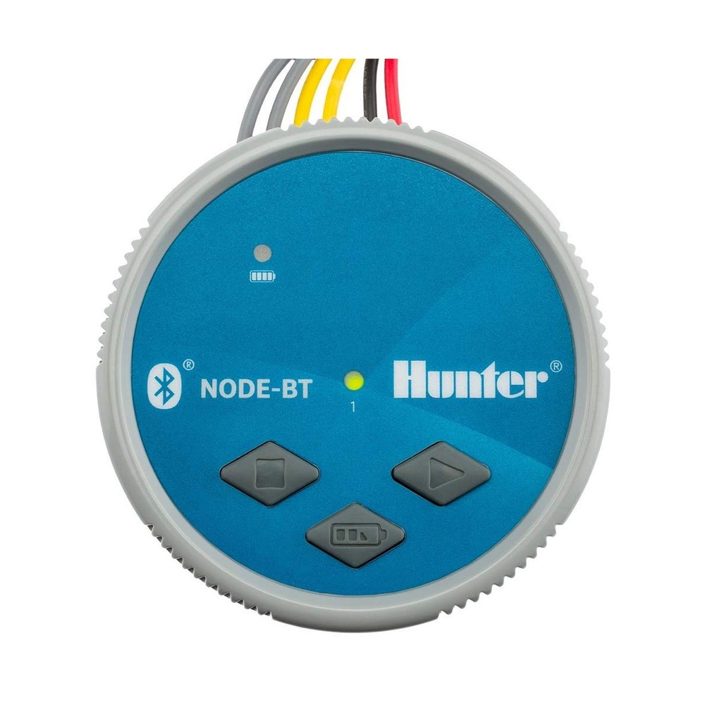 Hunter NODE-BT-100 Bluetooth Battery Operated Sprinkler Controller with Solen...