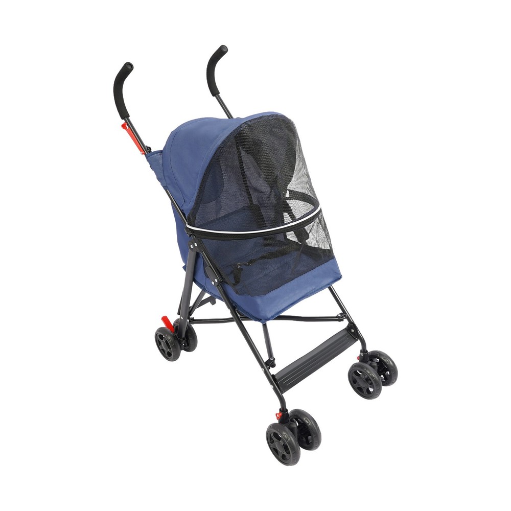 Foldable Lightweight Durable Pet Stroller For Small To Medium Pets Dogs And Cats
