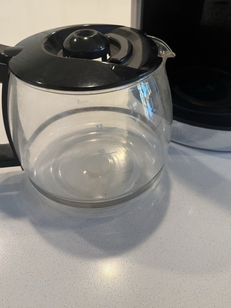 Krups EC314 ThermoBrew Technology 12 Cup Glass Carafe Programmable Coffee Maker