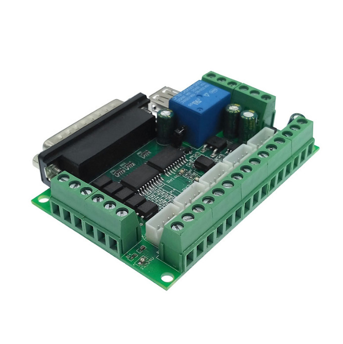Driver board MACH3 engraving machine 5 Axis CNC breakout board optical coupler
