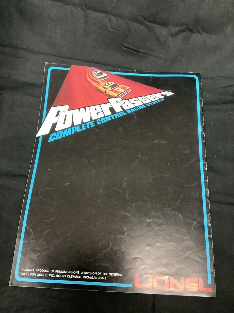 Lionel Power Passers Complete Control Racing System Catalog