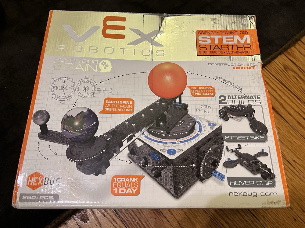 Vex Robotics Construction Set Orbit Hex Bug 250+ Pieces