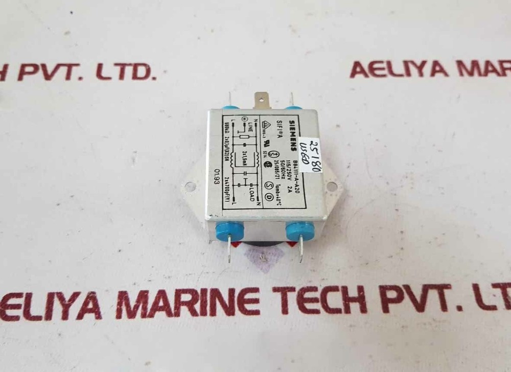 Siemens b84111-a-a20 power line filter