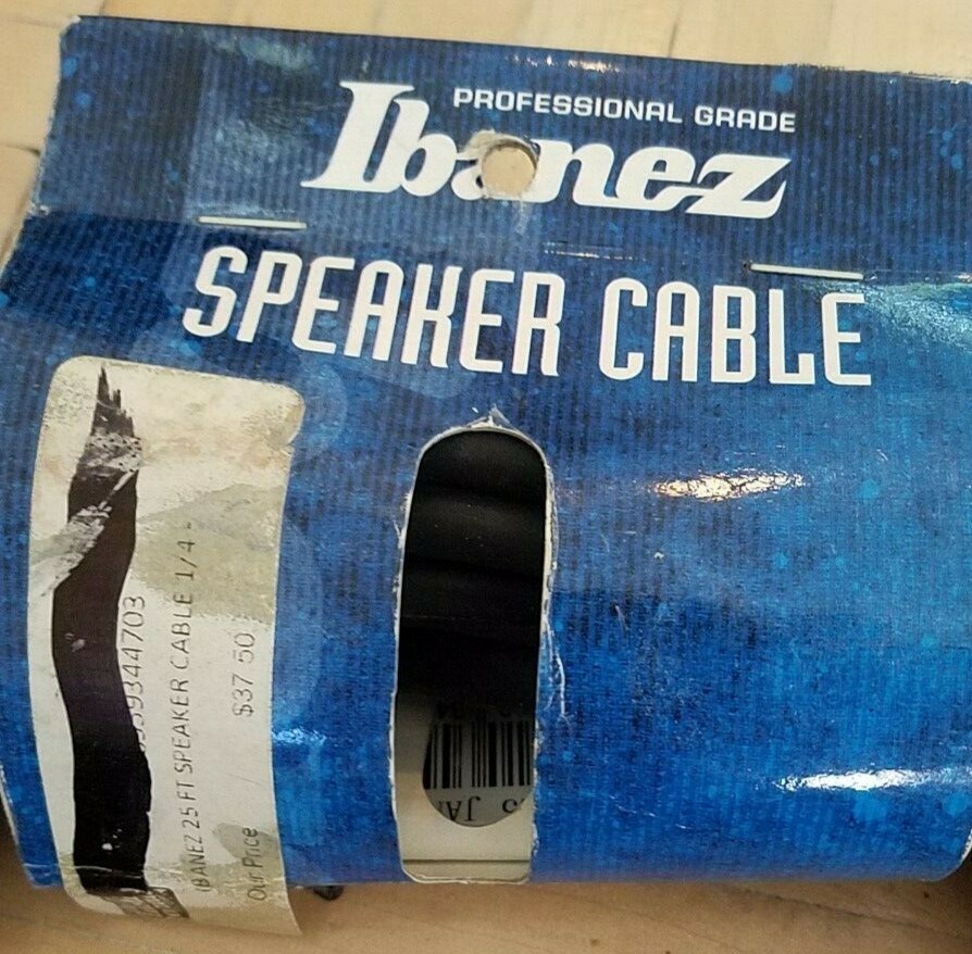 Ibanez Speaker Cords -SPCPP25 - Three 25 Foot Cords 