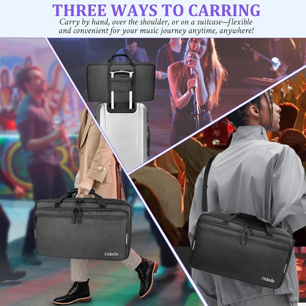 3-Mode DJ Controller Carrying Case for Compatibility & Safety
