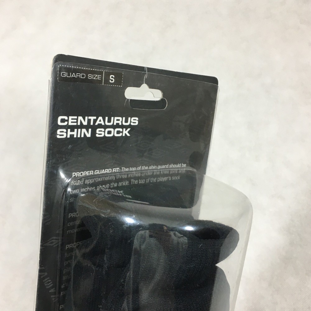 Umbro Centaurus Shin Sock Guard Size Small Black