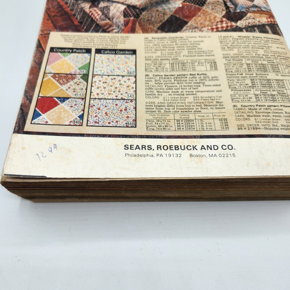 Vintage 1976 Sears Fall & Winter Catalog
