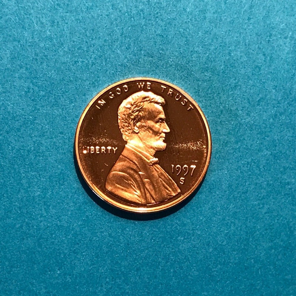1997 S Proof Lincoln Cent   FREE SHIP