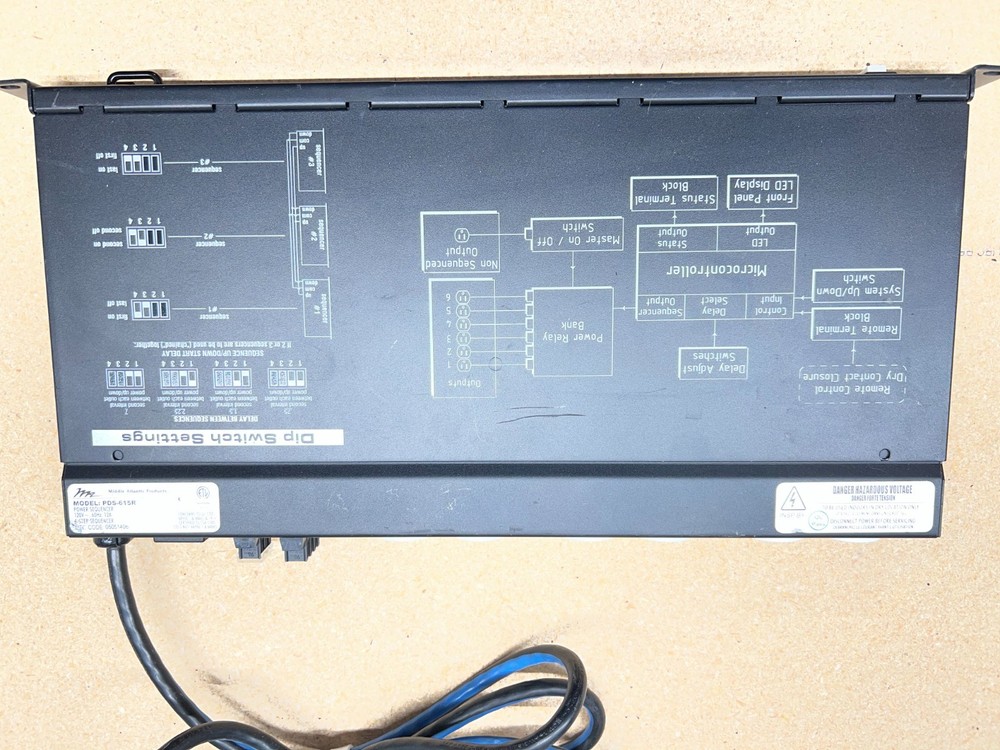 Middle Atlantic PDS-615R Power Sequencer