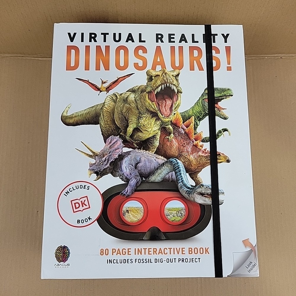 Virtual Reality Dinosaurs 80 Page Interactive Book