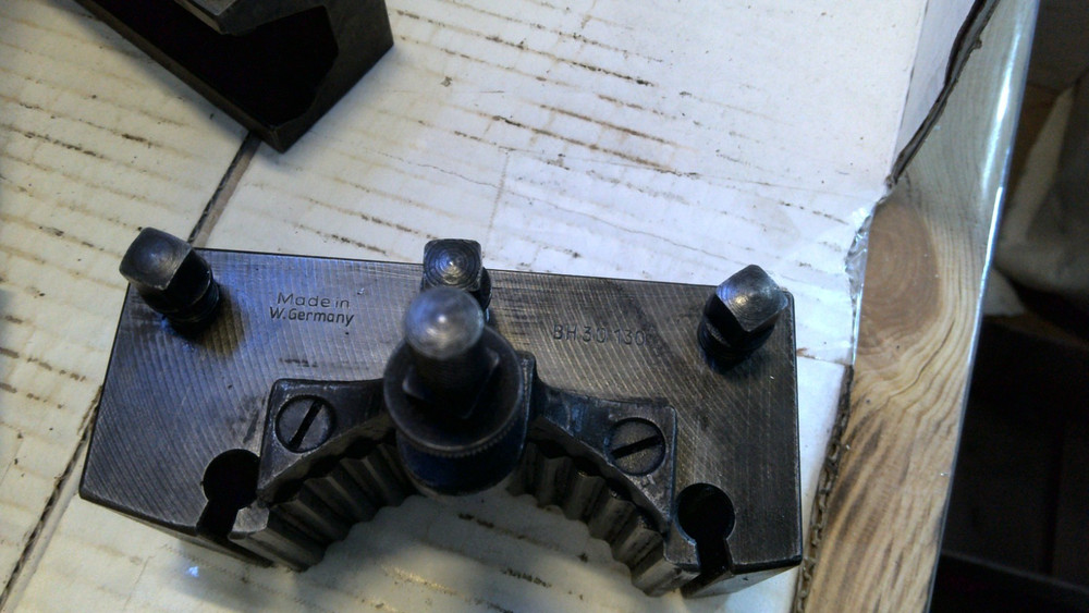 3- Swiss Multifix Quick Change Tool holders. Includes Tool Post Enco E-3