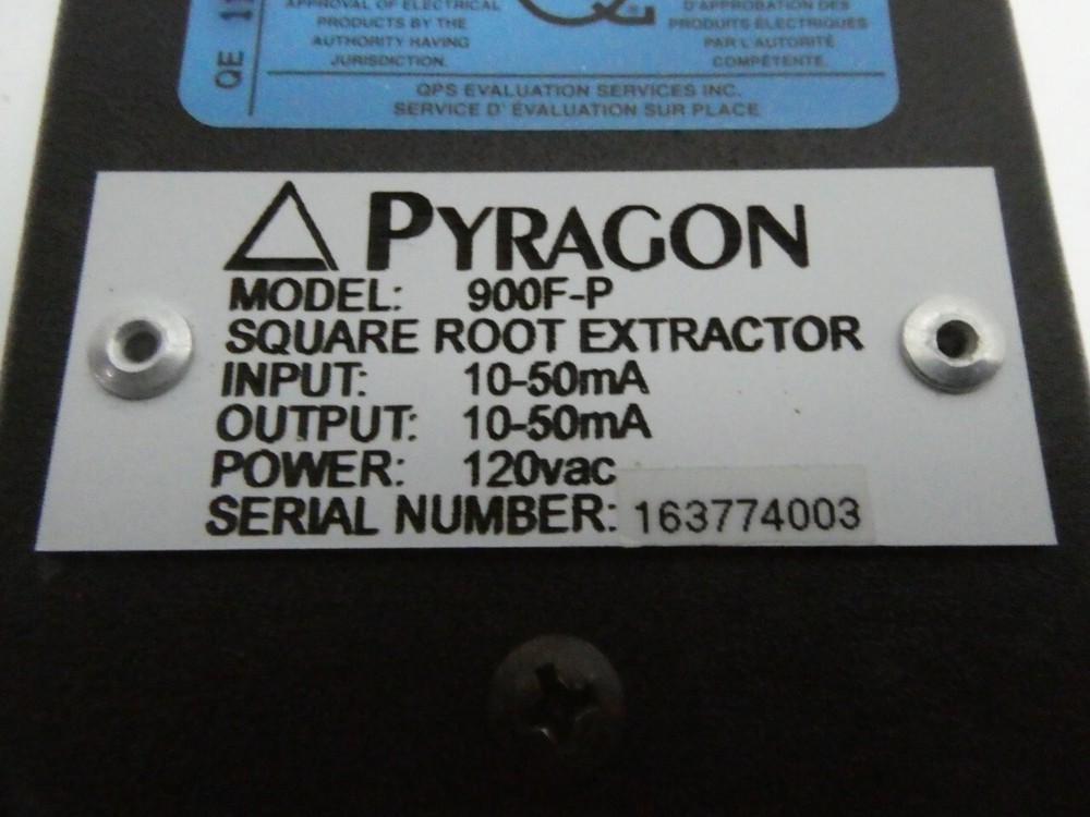 Pyragon 900F-P Square Root Extractor